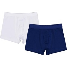 Civil Boys Laci-Beyaz 2-12 Yaş Erkek Çocuk 2'li Boxer - Standart 12-13 Yaş