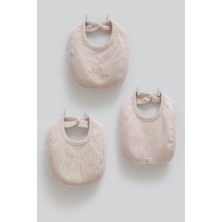 Caramell %100 Pamuk Pretty Baby 3'lü Mama Önlüğü CRML.ONK2137
