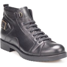 TwoEgoist Erkek Hakiki Deri Kauçuk Tabanlı Anatomik Bilek Boy Klasik Bot