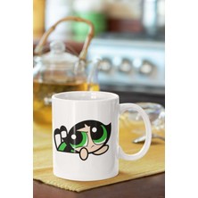 Powerpuff Girls Buttercup Baskılı Porselen Kupa Bardak