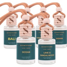 Scentfume 6'lı Araç Kokusu - Oto Kokusu - Asmalı Koku Set