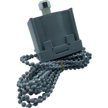 MorPerde 50MM Ahşap Jaluzi Redüktörlü Zincir Mekanizma Açık Gri