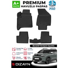 S-Dizayn Citroen C3 Aircross Benzinli 3D Pro Havuzlu Paspas 2025 Üzeri A+ Kalite