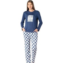 Royam Pijahome Kadın Kışlık Termal Uzun Kollu Pijama Takımı