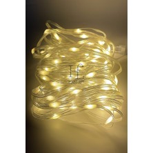 Hazar Led 10 Metre Gün Işığı Peri LED Işık IP64 Dış Mekan Jack Eklemeli Dekoratif LED Işık Yılbaşı Süsü