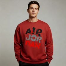 Hena Blaze & Zane: Cesur ve Sınır Tanımaz!  Oversize Sweatshirt Kırmızı