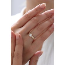 Yavuz Kuyumculuk 14 Ayar Altın Istiridye Baget Yüzük