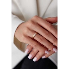 Yavuz Kuyumculuk 14 Ayar Altın Taşlı Yüzük