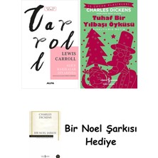 Alfa Yayınları Alice Harikalar Diyarında + Tuhaf Bir Yılbaşı Öyküsü + Bir Noel Şarkısı