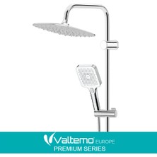 Romena | Valtemo Büyük Boy Butonlu Fonksiyonlu Modern Duş Seti