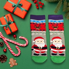 Diva Viva - Yılbaşı Çocuk Kaydırmazlı Çorap | Hediye Paketli