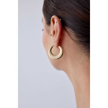 Yavuz Kuyumculuk 14 Ayar Altın Mega Halka Küpe