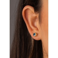 Yavuz Kuyumculuk 14 Ayar Altın Göz Top Küpe