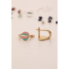 Yavuz Kuyumculuk 14 Ayar Altın Kapadokya Balon Çocuk Küpesi