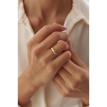 Yavuz Kuyumculuk 14 Ayar Altın Deniz Kabuğu Yüzük