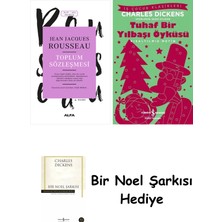 Alfa Yayınları Toplum Sözleşmesi + Tuhaf Bir Yılbaşı Öyküsü + Bir Noel Şarkısı