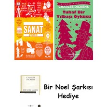 Alfa Yayınları Sanat Kitabı (Ciltli) + Tuhaf Bir Yılbaşı Öyküsü + Bir Noel Şarkısı