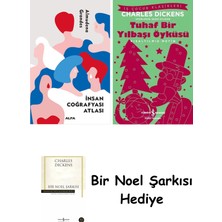Alfa Yayınları Insan Coğrafyası Atlası + Tuhaf Bir Yılbaşı Öyküsü + Bir Noel Şarkısı