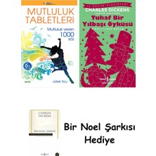 Alfa Yayınları Mutluluk Tabletleri + Tuhaf Bir Yılbaşı Öyküsü + Bir Noel Şarkısı