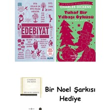 Alfa Yayınları Edebiyat Kitabı (Ciltli) + Tuhaf Bir Yılbaşı Öyküsü + Bir Noel Şarkısı