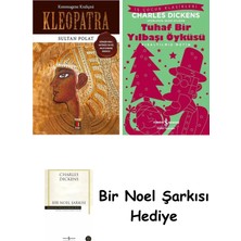 Kapı Yayınları Kleopatra + Tuhaf Bir Yılbaşı Öyküsü + Bir Noel Şarkısı