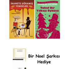 Alfa Yayınları Ihanete Uğramış Yemekler + Tuhaf Bir Yılbaşı Öyküsü + Bir Noel Şarkısı