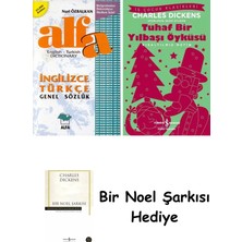 Alfa Yayınları Alfa Ingilizce - Türkçe Genel Sözlük + Tuhaf Bir Yılbaşı Öyküsü + Bir Noel Şarkısı