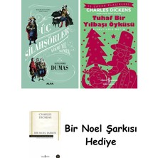 Alfa Yayınları Üç Silahşörler Yirmi Yıl Sonra (Ciltli) + Tuhaf Bir Yılbaşı Öyküsü + Bir Noel Şarkısı