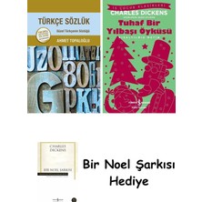 Kapı Yayınları Türkçe Sözlük (Ciltli) + Tuhaf Bir Yılbaşı Öyküsü + Bir Noel Şarkısı