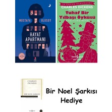 Kapı Yayınları Hayat Apartmanı + Tuhaf Bir Yılbaşı Öyküsü + Bir Noel Şarkısı