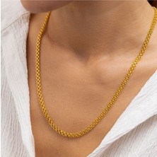 Nisera Jewellery Ince Bi̇smark Altin Zi̇nci̇r Kolye