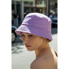 Verahed UV Güneş Koruma Kova Şapka Hafif Katlanabilir Çapraz Outdoor Lila Plaj Deniz Bucket Balıkçı Şapkası