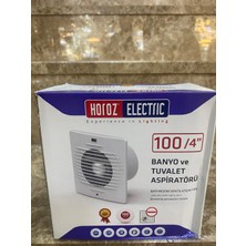 Horoz 100 Lük 10CM Banyo-Wc ve Mutfak Aspiratörü Havalandırma Fanı 12W 15,8 cm