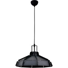 Avonni AV-34001-BSY Siyah Boya Modern Avize E27 Metal H: 75 cm, Ø: 40 cm