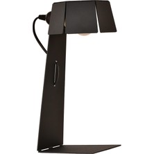 Avonni Avonnı ML-34002-BSY Siyah Boyalı Masa Lambası E27 Metal 13X15CM