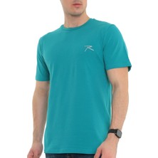 Raru %100 Pamuk T-Shirt Gravıs Mint