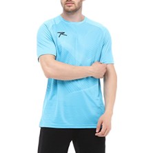 Raru Unisex Dijital Baskılı T-Shirt Justa Turkuaz