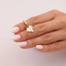 Nisera Jewellery Nisera Jue Minimal Altın Charm