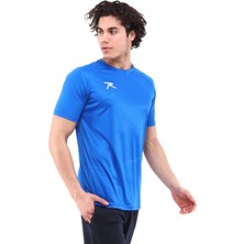 Raru Unisex Dijital Baskılı T-Shirt Justa Mavi