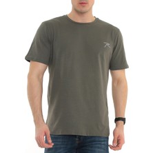 Raru %100 Pamuk T-Shirt Gravıs Haki