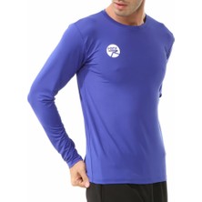 Raru Uzun Kollu T-Shirt Vıvus Saks