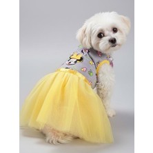 Kemique Sevimli Fare Sunny Tütü Köpek Kıyafeti | Sarı Tütülü Elbise | Küçük Irk Köpekler Için