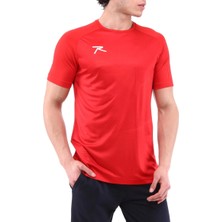 Raru Unisex Dijital Baskılı T-Shirt Justa Kırmızı