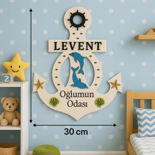 Çocuk Odası Kapı Veya Duvar Süsü Kişiye Özel Isim Yazılı NO:1003