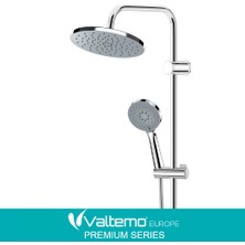 Romena | Valtemo Butonlu Sistem, Fonksiyonlu Krom Tepe Duş Seti