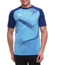 Raru Unisex Dijital Baskılı T-Shirt Justa Turkuaz