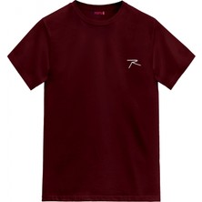 Raru x Thku %100 Pamuk T-Shirt Agnıtıo Bordo