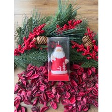 Can Noel Baba Temalı Dekoratif Kutulu Mum