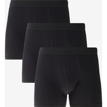 Pamuklu 3'lü Paket Esnek Boxer