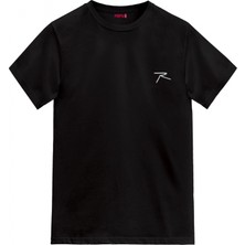 Raru %100 Pamuk T-Shirt Agnıtıo Siyah